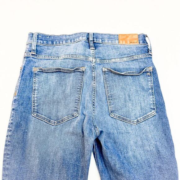 Madewell 9" Mid-Rise Skinny Denim Jeans Distressed Style Size 30 - Picture 7 of 8
